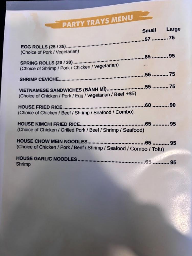My Pho Menu image 1
